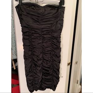 Express strapless mini dress